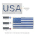 SMD Soldering Practice Kit, DIY American Flag Project, Solder Skill Training Learning Components
