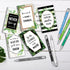 Geyee 24 Pcs Mini Motivational Pens, Inspirational Notepads, Bulk Appreciation Gifts, Funny Ballpoint Pen Set for
