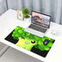 Adsygnt 16x29.5 Inch Broccoli Cartoon Gaming Mouse Pad Large - Non-Slip Desk Mat with Stitched Edges, Durable Textured