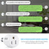 3 Prong Light Bulb Socket Adapter, Light Socket to Plug Converter for Patio, Garage, Porch (1 Piece)