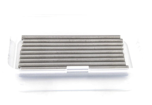 10 PCs M6 x 100 mm Full Thread Rod, 304 Stainless Steel
