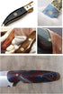 Mosaic Pivot Pins for Knife Handle, Blank Pocket Knives Scales Grips, EDC Hunting Folding Knives Fastener