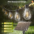 102FT(96FT+6) 34 Dimmable Bulbs addlon Solar String Lights Outdoor Waterproof with USB Port & Remote Control Solar