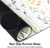 QIYI Large Mouse Pad for Desk, Floral Computer Desk Mat for Keyboard and Mouse, Non-Slip Rubber Base, Waterproof