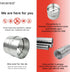 4" neverest RK Professional Backdraft Shutter Damper Connector Duct Fits Only with Metal Ducts