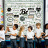 Back to School Eucalyptus Motivational Classroom Bulletin Board Decorations, Greenery Inspirational Quotes Cutouts