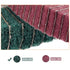 uxcell 150mm x 25mm 240 Grit Non-Woven Polishing Wheel for Stainless Steel Metal, Abrasive Cloth