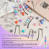 Sandure 162pcs 12 150 DIY Beadable Metal Bookmarks Craft Kit with Bookmarks Beads Bookmark Making Kit for Adults