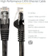 1ft CAT6 6 -250Mhz 100W RJ45 (N6PATCH1BK) StarTech Ethernet Cable - Black CAT Gigabit Ethernet Wire PoE UTP Network