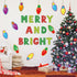 Christmas Cutouts, Xmas Bulb Classroom Bulletin Board Decorations for Merry Christmas Party Supplies for Kids Students