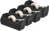 Desktop Tape Dispenser 4-Pack with Non-Skid Base & 3 Extra Replacement Cores - Perfect for Office, Home, School