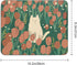 Cute Cat Square Mouse Pad, Aesthetic Anime Cat Mouse Pads for Wireless Mouse, 10"X8" with Non-Slip Rubber Base