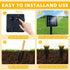 BYIZO 30 LED Solar Ground Lights Outdoor, Waterproof Solar Pathway Lights, LED Landscape Lighting for Garden, Patio