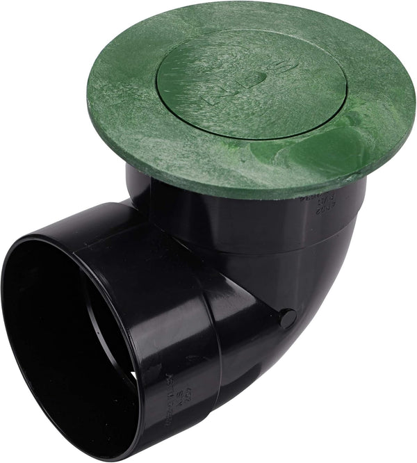 NDS 422G Pop-Up Drainage Emitter with Elbow for 4-Inch Sewer and Drain Pipe, Green