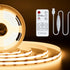 PAUTIX 5V USB COB LED Strip Lights UL-Listed Dotless LED Lights with