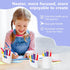 7 Rotating Art Supply Organizer Storage Caddy for Kids, Bins Craft Crayon Marker Organizers for School Desk, Lazy Susan