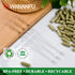 WANANFU Capsule Filling Kit - Micro Lab Spoon with Tamper (6 Units) for Filling Gelatin or Vegan Empty Capsules Size 000, 00, 0, 1