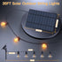 35FT Dimmable 3Modes 15 1 Bulb, G40 Ollny Solar Patio Lights, Waterproof Remote Control Timers Outdoor Light with LED +