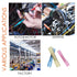 110pcs Heat Shrink Butt Connectors Kit, 26-10 Gauge Waterproof Insulated Electrical Quick Splice Wire Crimp Terminals