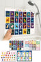 Bath Sensei Waterproof Learning Posters for Todders 1-3 Made in Japan Montessori Educational Bath