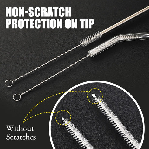 Long Drain Brush, Flexible Pipe Cleaning Brush for Cleaning Feeding Tube, Siphon Hose, Refrigerator Drain