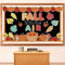 Fall Bulletin Board Decorations Set with Pumpkin Classroom Decors Autumn Maple Leaves for Thanksgiving