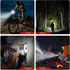COSOOS LED Flashlight with Holster, Bright Tactical 1000 Lumen Flashlight, Zoomable 5-Mode Portable Waterproof