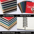 EUSOAR Spiral Ruled Notebook, A5, 6 Packs, 5.5x8.3, 120 Pages Lined Travel Writing Notebooks, Memo Notepad