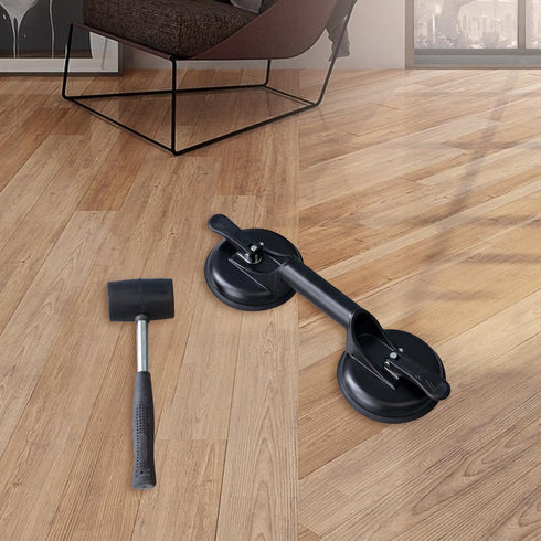 FCHO (2 Pack) Glass Suction Cups Heavy Duty Aluminum Handle Holder Hooks to Lift Large Glass/Moving/Pad