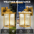 1 Pack Dusk to Dawn Outdoor Lighting, Waterproof Outdoor Porch Light with Tempered Glass, Outdoor Light Fixture