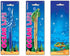 Planet Pens 2 Pack Bundle of Dolphin & Sea Turtle Novelty Ballpoint Pens - Colorful Sea Life Writing Instruments for