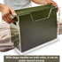 Acrylic File Holder - Clear Hanging File Organizer Box, Modern Acrylic File Folder Organizer, Lucite Hanging File Crate