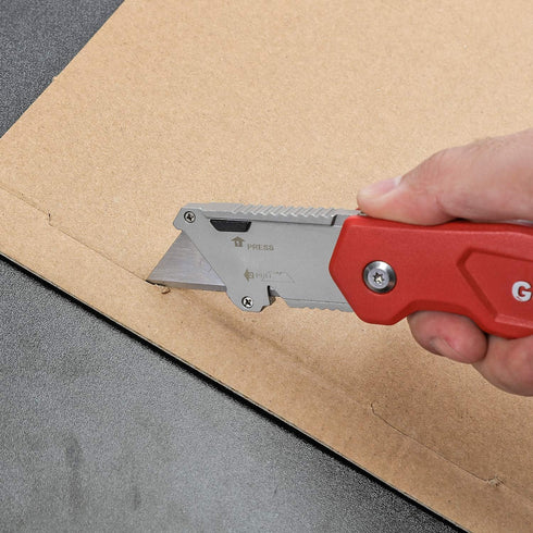 Goldblatt 100-Pack Utility Blades, Premium Tempered SK2M Steel with Dispenser, G08283