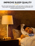L LOHAS Amber Light Bulbs, Blue Light Blocking, A19 9W (60W Equivalent), Dimmable 1800K Warm Light, E26 Base, 4 Pack