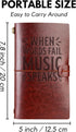 InnoBeta Music Lovers Embossed Journal Notebook, 7x5 Inches Lined Planner for Musicians and Teachers