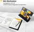 LHiDS A5 Folio 2.0 with Stand - Business Portfolio Resume, 3-in-1 Padfolio, Notebook Cover, Clipboard (Black)