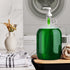 Commercial 128 oz Gallon Glass Pump Dispenser Bottle, Large Jug Laundry Liquid Detergent Dispenser with Pump
