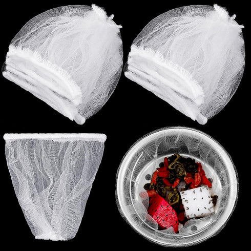 Suclain 500 Pcs Disposable Mesh Sink Strainer Bags, Elastic Kitchen Sink Strainer