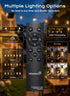 55FT 25+2 ST38 Bulbs, 3 Dimmable 2700K Minetom Outdoor String Lights with Remote, Shatterproof LED Waterproof Patio