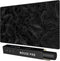 Rinaze Extra Large Gaming Mouse Pad with Black Topographic, XXL Mousepad, Big Mouse