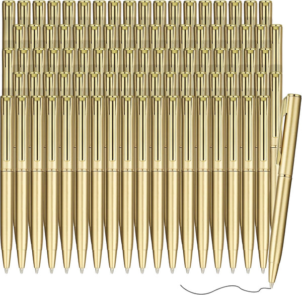 Teling 72 Pcs Small Ballpoint Pen Mini Pens Bulk, 4 Inch Short Tiny Ink Ballpoint Pens for Notebook Pockets