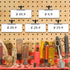 Tandefio 100 Pack 8 Inch Black Metal Peg Board Hooks with Clear Plastic Label Holder for 1/8'' to 1/4'' Pegboard