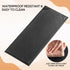 GlikCeil 16 4.25 11 Inch Pcs Restaurant Leather Menu Holders Single Panel Menu Covers for Wine Drinks List x Black Menu