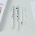 Kawaii 6Pcs 0.5mm Black Ink Retractable Gel Pens - Office School Supplies for Journaling and Notetaking