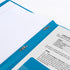 Five Star 2-Pocket Folder, Tidewater Blue (72107), Plastic Folder with Stay-Put Tabs and Prong Fasteners, Holds 8-1/2"