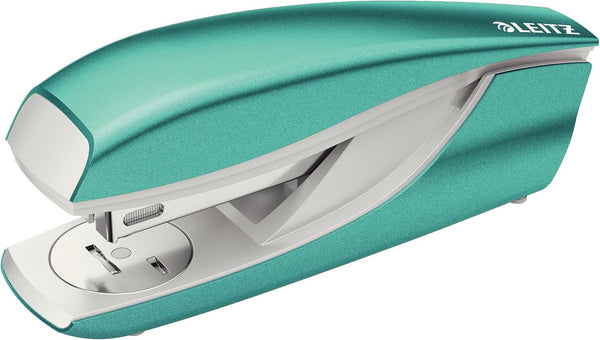 Leitz NeXXt Office Stapler, Metal, 30 Sheets, Blister Pack, Ice Blue, 55022051
