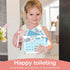 HJLLOQR 20 432 1 8x10 A09 Under the Sea Animals Potty Training Sticker Chart for Toddlers Boys Girls, Potty Charts