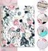 Spiral Notebook, 8.5" x 11", Journal with Thick Paper & Back Pocket, 144 Pages, Twin-Wire Binding, Floral