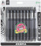 Zebra Pen Z-Grip Retractable Ballpoint Pen, Medium Point, Black Ink, 18-Pack, Model 22218