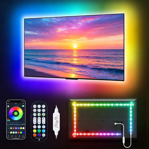 MATICOD LED Lights for TV Led Backlight, 16.4ft RGB Led Strip Lights